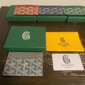 Goyard Black and White Card Holder